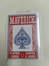 NEW SEALED Maverick Standard Poker Deck (Red) US Playing Card Company.