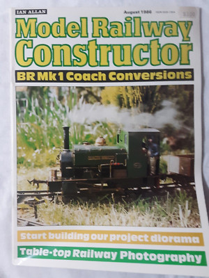 Model Railway Constructor #627 Aug 1986 FREE SHIPPING British Barnum& Bailey NEW