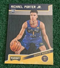 MICHAEL PORTER JR - 2018-19 PANINI CHRONICLES PLAYOFF ROOKIE CARD #171 NETS NBA. rookie card picture