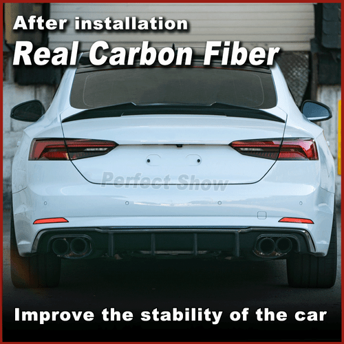 Carbon Heckspoiler Flügel Spoiler Für Audi A5 B9 Sportback S5 S Line 2017-2024 - Picture 2 of 14