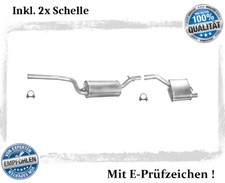 Auspuffanlage Ford Focus Schrägheck 1.6 16V 74KW Bj.99-04 Auspuff Schelle 