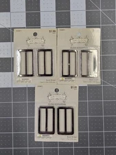 Sewology Slide Adjusters 1.5"  Black Nickel Color 2ct #3