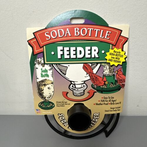 Brand NEW Soda Bottle Hanging Wild Bird Feeder Kits (Black) Pack of 1
