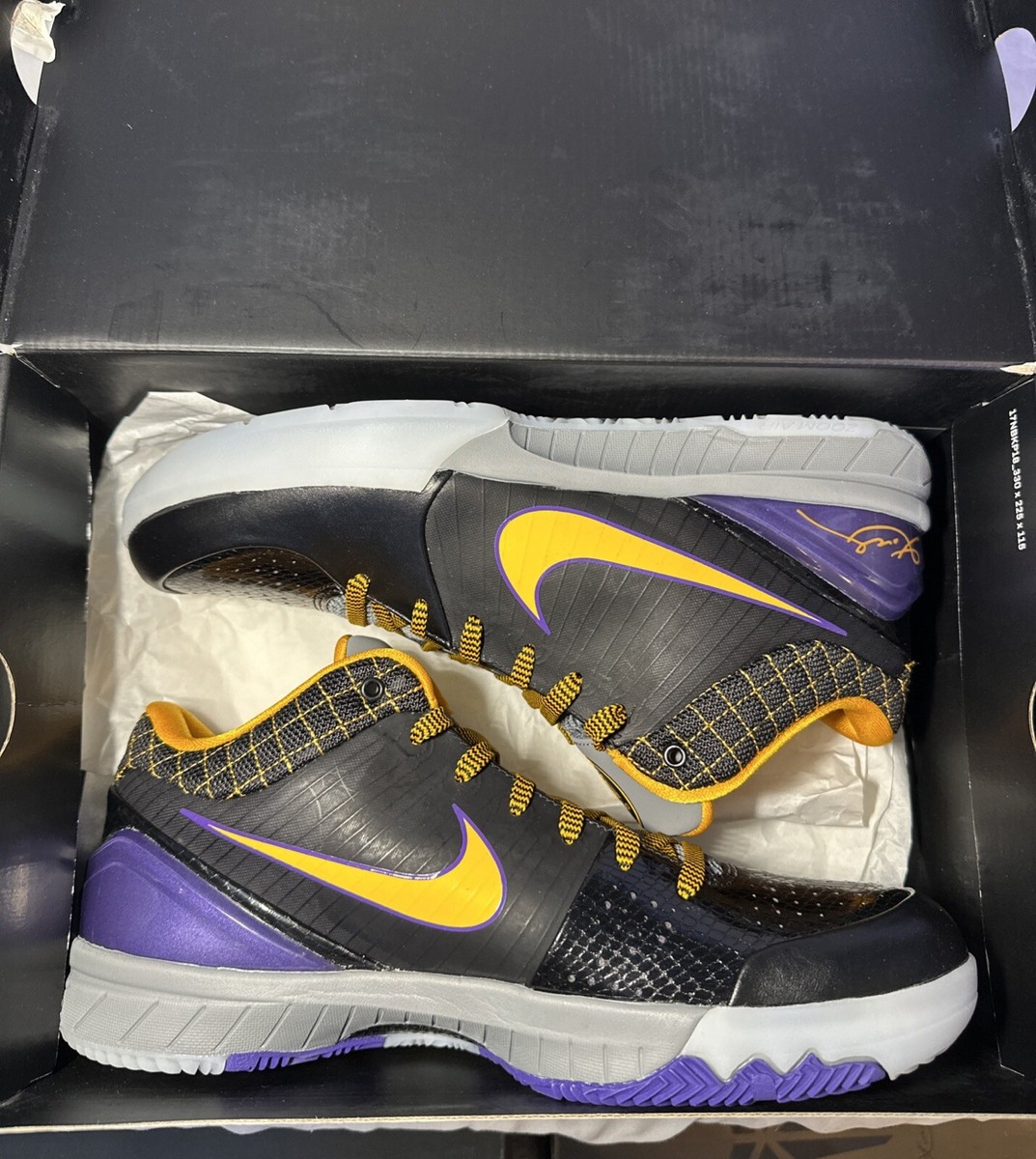 シューズ(男性用) Nike KOBE IV PROTRO Kobe IV Protro x FC Barcelona 'Team Gold and Persian Violet