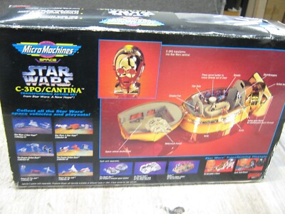 STAR WARS Micro Machines C3PO/ Cantina Playset Galoob 1996 New in