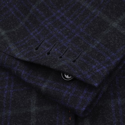 NEW $4,095 Isaia 'Dustin' Dark Graphite Wool/Cashmere 2B Men's Sport Coat US 46R - Picture 6 of 16
