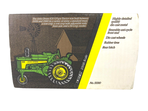 #5590 Ertl John Deere 1958 Model 630LP Tractor ~ NRFB Die Cast 1:16 - Picture 5 of 6