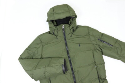 Polo Ralph Lauren Men's Hooded Down Puffer Jacket Coat with Pony