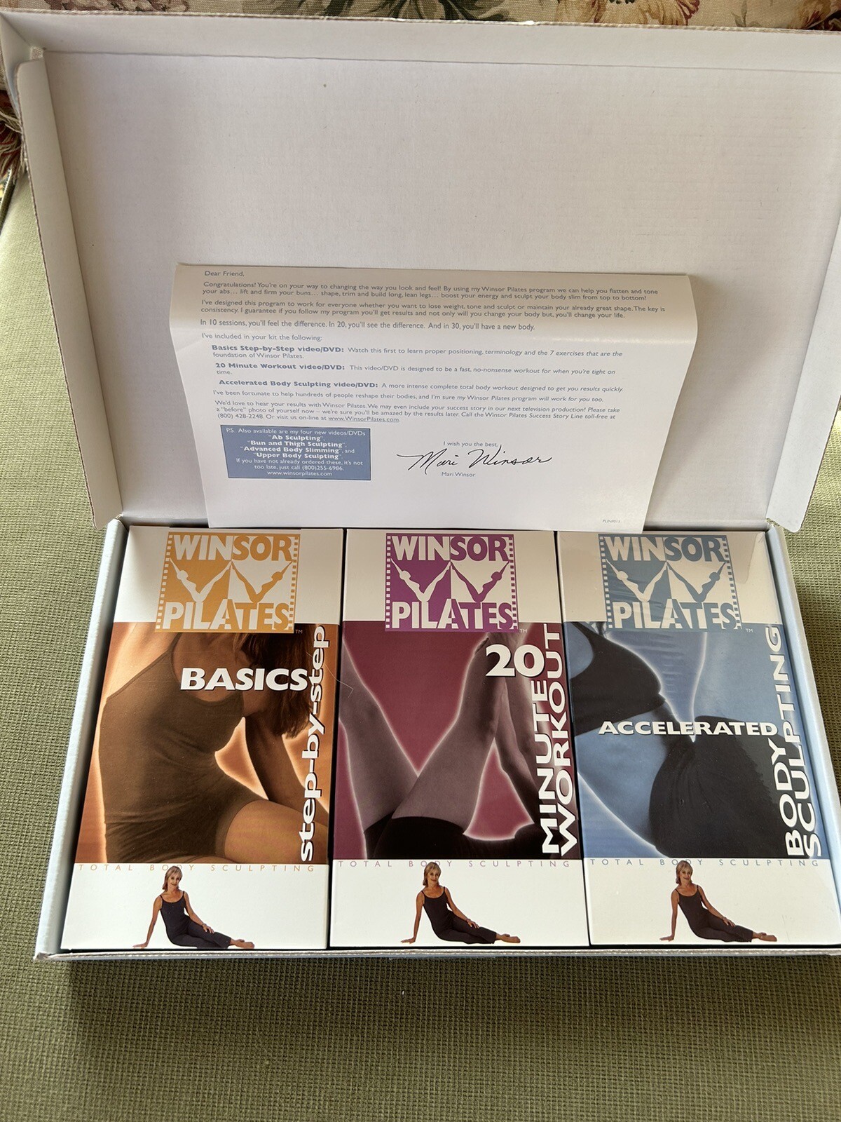 Pilates Dvd Workout Accelerated Body Sculpting (VHS) Mari Winsor