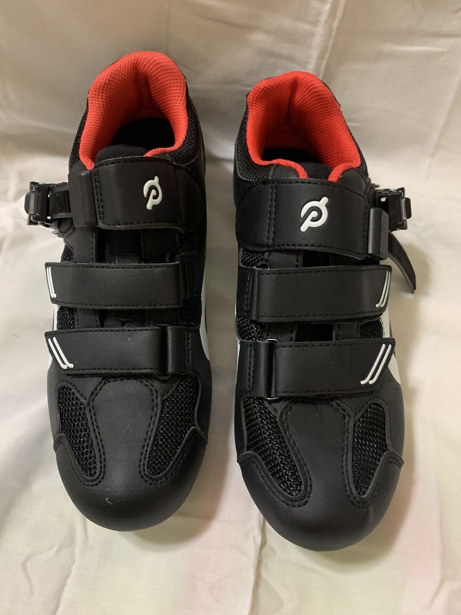 Peloton G-19 Men\'s Cycling Biking Shoes Without Cleats 41 EUR Black White Red PELOTON Cycling Shoes Black/White/Red EUC Size EU 40 / Men main image 3