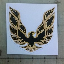 Vintage Trans Am 1976-1978 Goldblack Sticker Decal 4x4