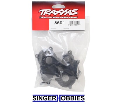 Traxxas 8691 E-REVO 2.0 Gearbox Halves Front & Rear/ idler gear shaft NEW TRA1
