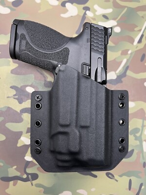 Black Kydex Holster Para Ordinance Black Ops 14-45 Dbl Stk 5