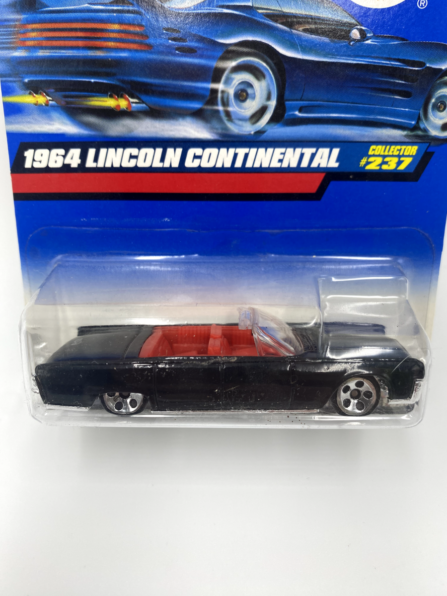 2000 Hot Wheels Collector #237 1964 LINCOLN CONTINENTAL Black w