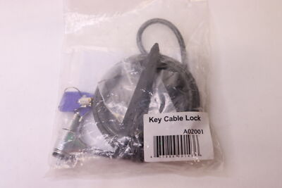 CODi Key Cable Lock Integrated Security Solution for Laptop/Desktop Black A02001