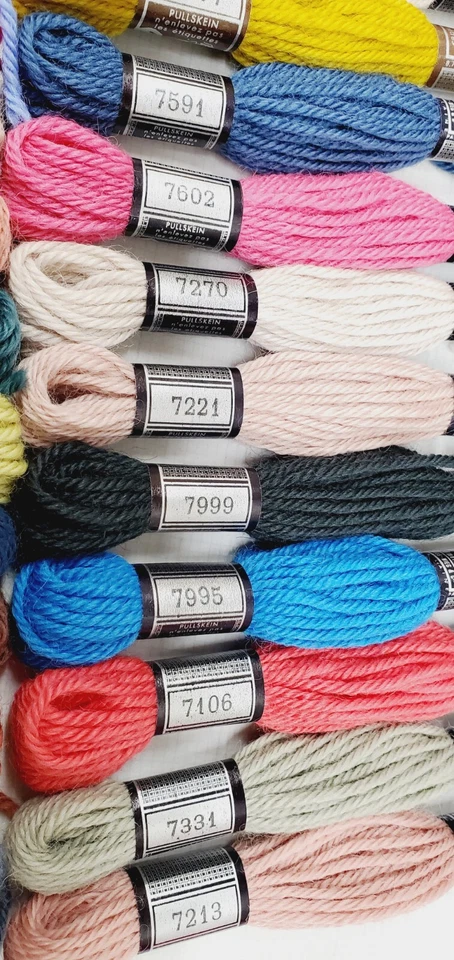 33 Skeins DMC Laine Wool Persian Yarn Floss Crewel Needlepoint 33 Colors D - Image 3 of 4