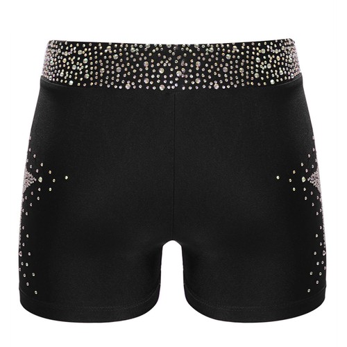 Kids Girls Shorts Rhinestones Bottoms Ballerina Underpants Bike Dancewear Swim - Picture 27 of 60