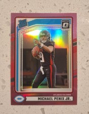 2024 Donruss Optic Rated Rookie Michael Penix Jr RC Pink Prizm Holo #308 Falcons