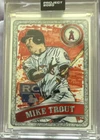 topps project 2020 mike trout rookie #100 angels baseball trading card 2020