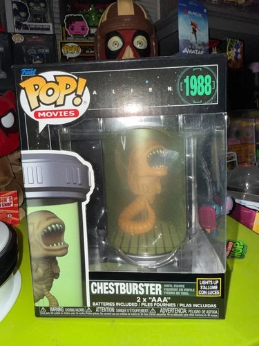 Funko Pop! Alien Chestburster light up #1988 batteries included