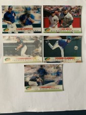 1997 Pinnacle “Denny’s Hologram Grand Slam” Baseball 5-card lot (NM/MT)