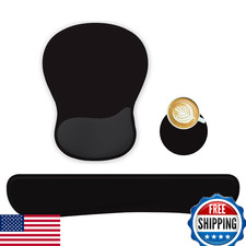 WINTOJO Gel Memory Foam Wrist Rest Support Set for Mouse Pad Keyboard Gaming