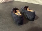Johnston & Murphy Mens 10.5M Navy Blue Nubuck Loafers Sheepskin Lined — photo 3