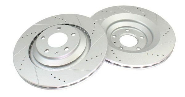 2X Maxgear Bremsscheibe Bremsscheiben Satz Bremsen Hinten 19-1959SPORT-image
