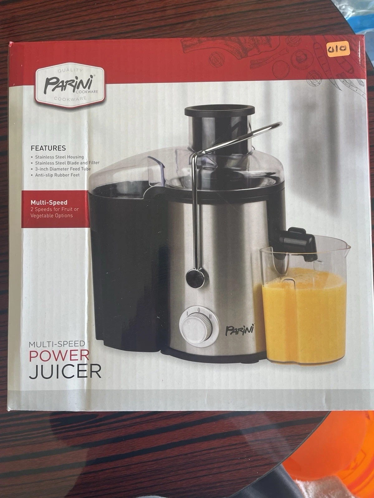 Parini Stainless Steel Multi-Speed Power Juicer INV10016