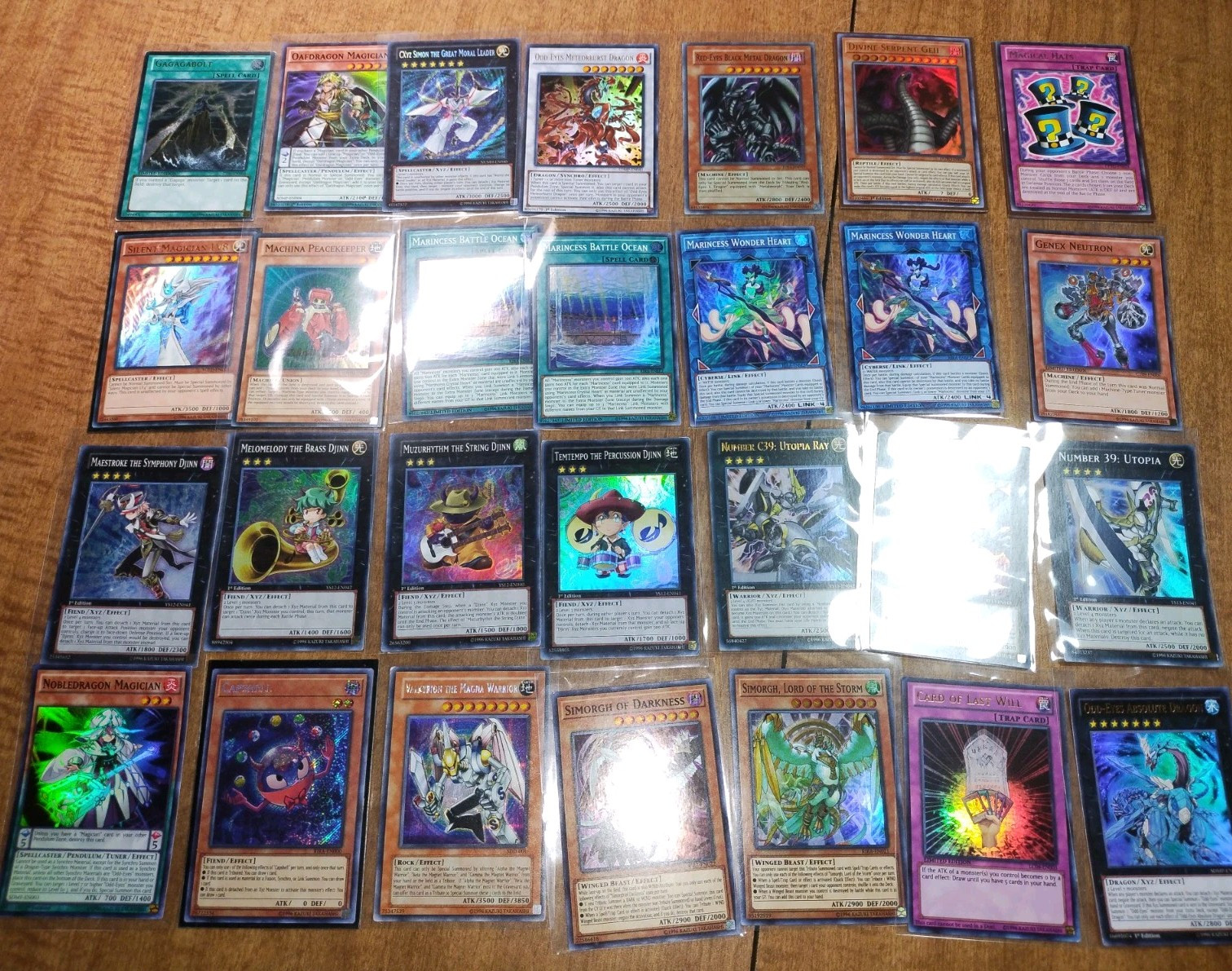 Yugioh 28 Card Lot  Super Rare Ultra Rare Secret Rare?