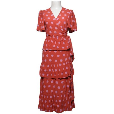 Diane von Furstenberg, Wickelkleid, Größe: XS, Rot/Pink, Viskose, Print #3jL
