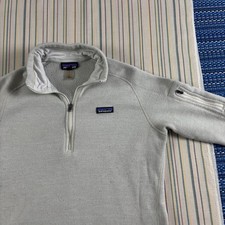Patagonia Better Sweater Fleece Pullover Womens XL Gray 1/4 Zip Jacket Outdoor