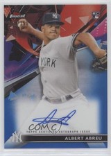 2021 Topps Finest Blue Refractor 19/150 Albert Abreu #FA-AA Auto 1p5