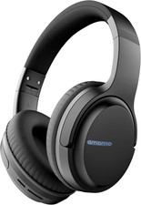 Bluetooth Headphones over Ear, 68 Hours Playtime Wireless Headphones with Mic, F