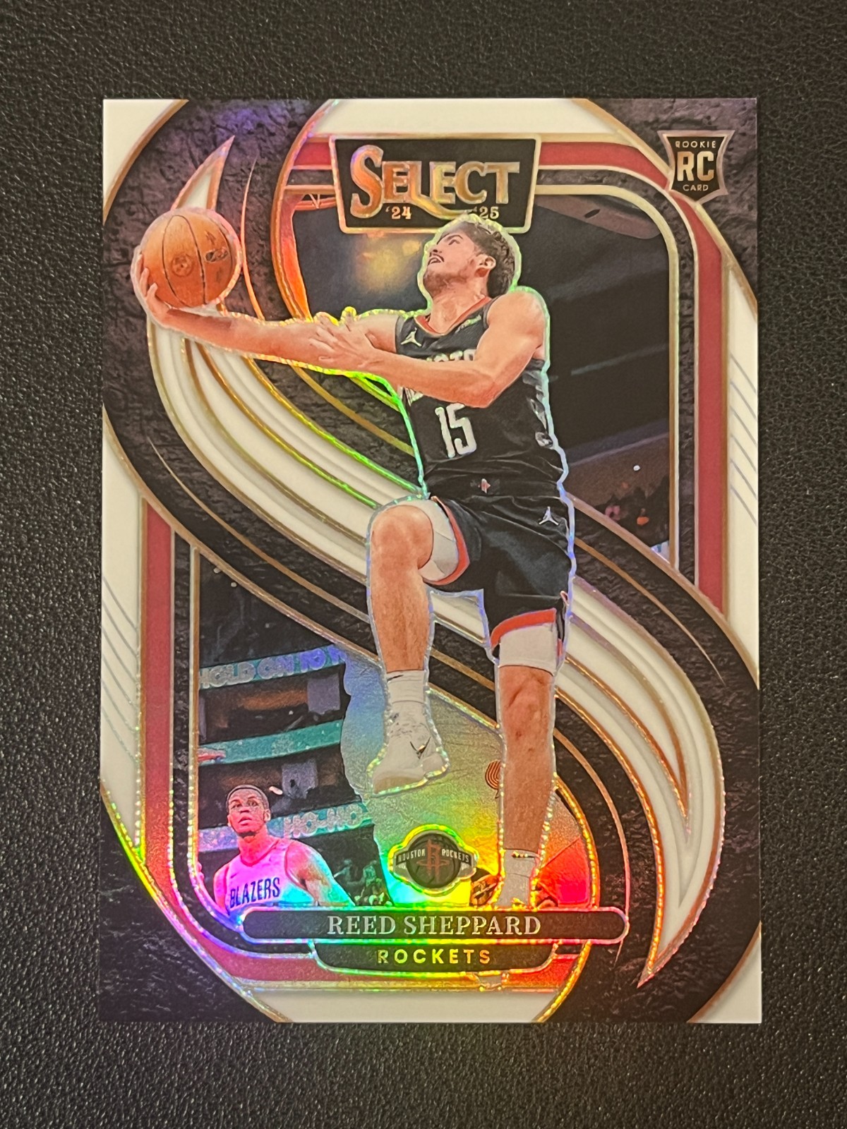 Reed Sheppard 2024-25 Select Rookie Premier Level White /149 Rockets