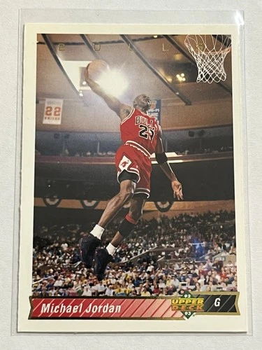 1992-93 Upper Deck - Michael Jordan #23 Chicago Bulls HOF Jersey Card Number