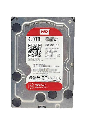 Western Digital WD Red 4TB 3,5'' SATA NAS Interne Festplatte 64MB Cache WD40EFRX