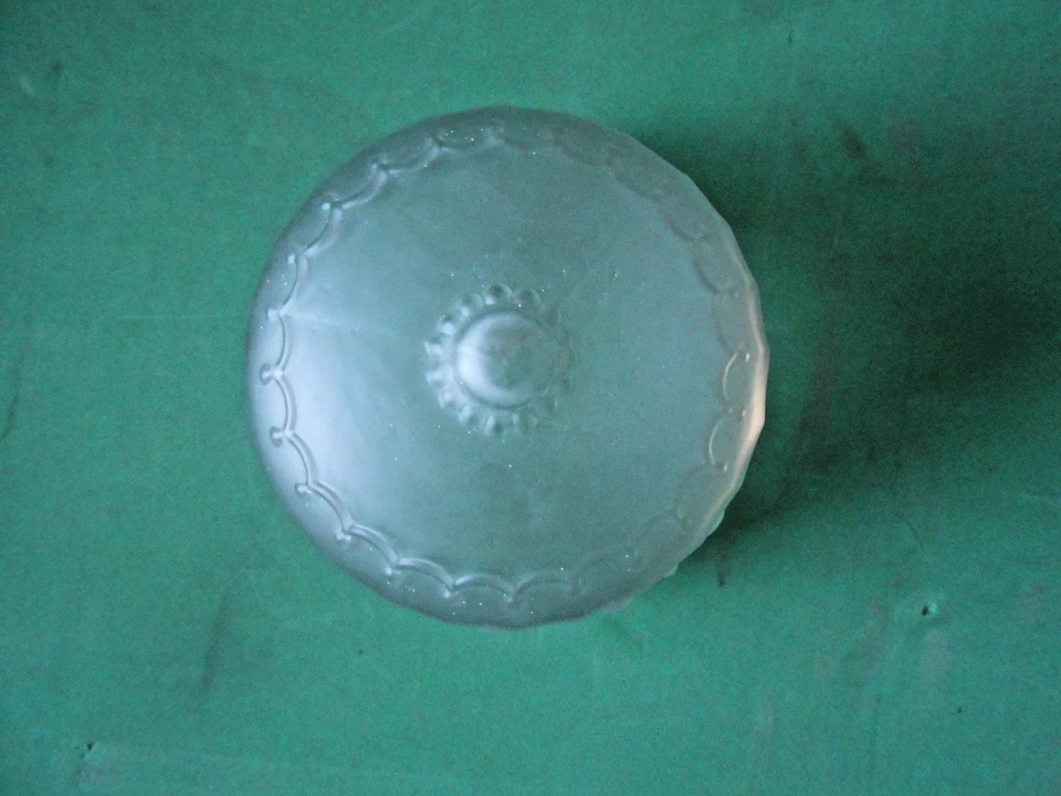 GLOBE ABAT JOUR DE LAMPE VERRE DÉPOLI ART DÉCO OU DLG, Grand globe lampe - Photo 4/4