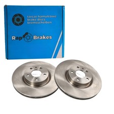 2x RAP BRAKES BREMSSCHEIBEN 284mm BELÜFTET VORNE passend für ALFA ROMEO 147 156 