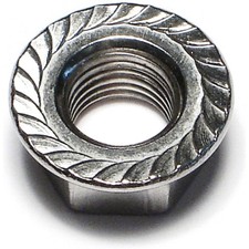 5 PCS 014973181703 Serrated Lock Nuts 3/824 Inch Hardware Fastener