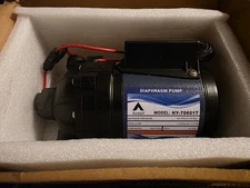 12V RV Water Pump, 7GPM 60 PSI Water Diaphragm Pump with 1/2" FNPT, HY-70601T...