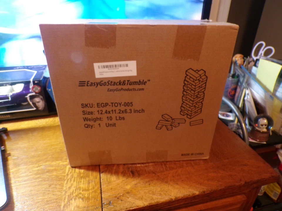 EASY GO STACK & TUMBLE 12.4" 11 X2X6.3 54 PIECES [10 POUNDS] BRAND NEW FREE SHIP - Image 3 of 4