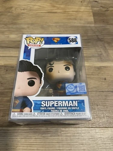 Funko Pop! Superman #588 Vinyl Figure w/ Protector