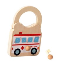 Kids Learning Lock and Key Car Toy Early Learning Tool for Age 2-5 Years Boys