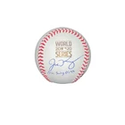 JOE KELLY DODGERS SIGNED 2020 WORLD SERIES GOLD BASEBALL "NICE SWING BITCH" PSA