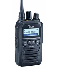 ICOM F62D 27 - UHF 450-512MHz IDAS Compact Handheld Radio w/ BP290 BC219 FASC57U