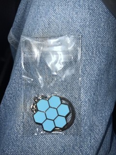 BOARDS OF CANADA INFERNO KEYCHAIN NYC LISTENING PARTY OFFICIALLY LICENSED MERCH