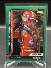 2025 Topps Chrome F1 Charles Leclerc Grand Prix Winner #111 Aqua Refractor /299