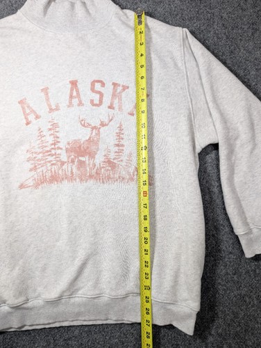 Felpa pullover Aerie Alaska oversize finto collo grigio donna taglia media - Foto 7 di 9