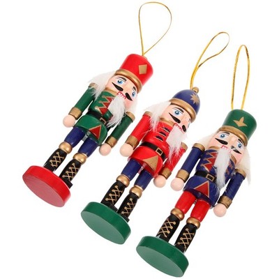 3 Pcs Bürogestaltung Puppenhaus Nussknacker-figur Figuren Nussknackerfiguren